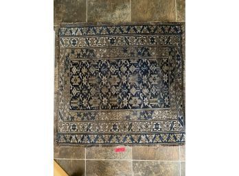 Blue And Tan Persian Style Rug