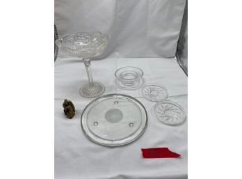 Crystal Candy Dish And More