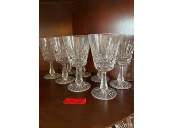 8 Waterford Crystal Water Glasses (match Items 1457 And 1454)
