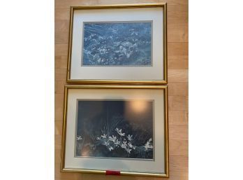 2 Framed Andrew Wyeth Prints From Four Seasons Collection
