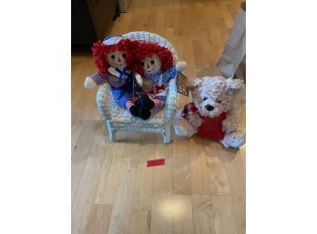 COMMEMORATIVE 100th Anniversary Raggedy Anne And Raggedy Andy