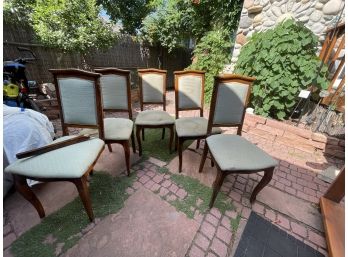 Set Of (5) Antique Chairs
