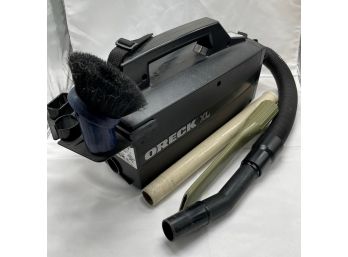 Oreck XL Canister Vac W/attachments