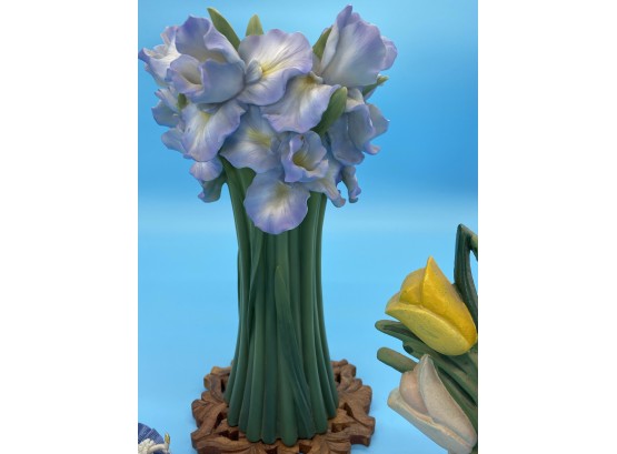 Bearded Iris Vase