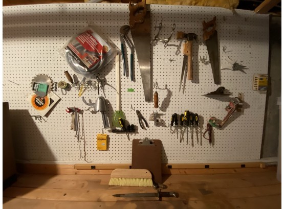 Wall Of Hand Tools