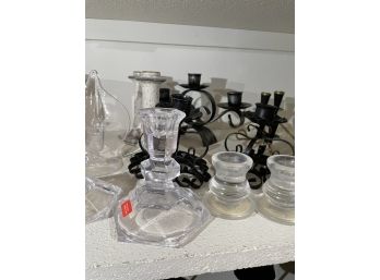 Variety Of Candlestick Holders