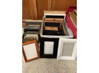 Lot Of Small And Medium Picture Frames
