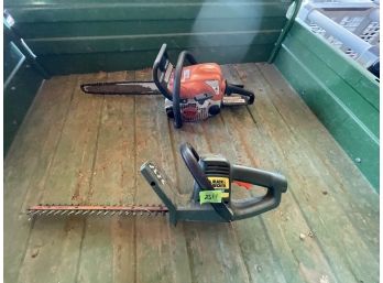 Chain Saw & Electric Trimmer