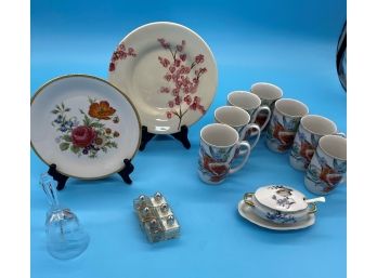 Decorative Plates And Coffee Cups