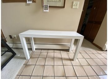 White Parsons Table