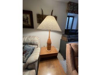 Mid Century Modern Wood Lamp