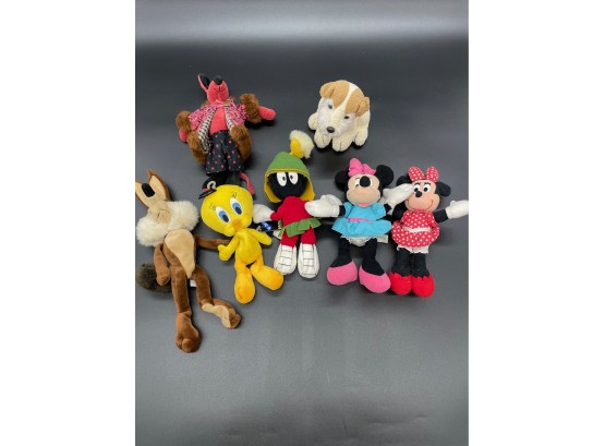 Looney Tunes And Disney Stuffies