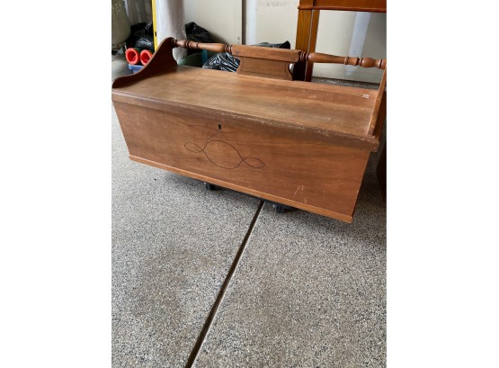 Cedar Chest/Bench With Contents