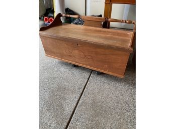 Cedar Chest/Bench With Contents