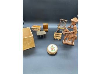Small Doll Size Wooden Furniture