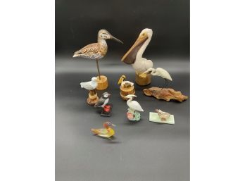 Ocean Themed Birds Statues