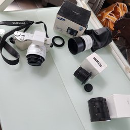 Lot189-1833 Samsung NX300 35mm Camera, 2D-3D Lens, CCTV Lens & More