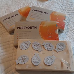 Lot20-1664 (4) Pure Youth NEW NEVER OPENED - Pure Youth Wash-Free Collagen Firming Mask