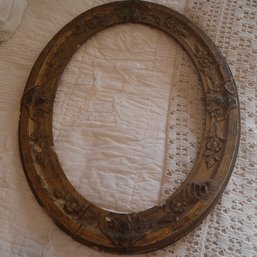 Lot50-1694 Vintage-Antique Oval Wood Frame 24x18(OD) 20x14(ID)
