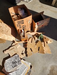 #422 Wood Patterns & Wood Scraps - 3 Boxes