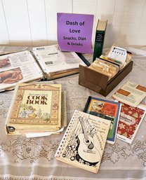 #97 Vintage Cookbooks, Recipes & Recipe Holder