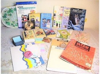 #204 Reader's Digest Books - Painting How-to Books - Epson Glossy Greeting Cards - Notepads & More