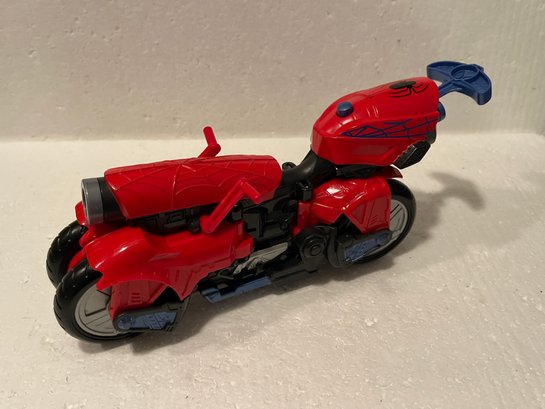 2017 Hasbro Marvel Spider-Man Motorcycle, Transforming Dart Shooter