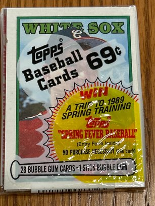 1988 Topps Cello Pack Bonds Showing On Back!
