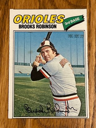 1977 Topps Brooks Robinson Baseball Card