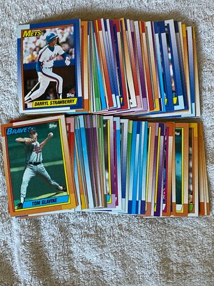 1990 Topps Baseball Card Lot Of 100