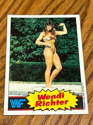 Wendi Richter 1985 Topps Rookie Card