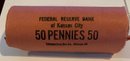 1958 D Penny Lot Of 10 From A Federal Reserve Roll
