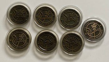 NEW YORK Yankees 2004 Season Medallion Collection THE NEXT CENTURY Post COIN Lot Of 7