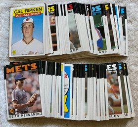 1986 Topps Baseball Card Lot Of 100
