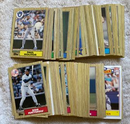 1987 Topps Baseball Card Lot Of 100
