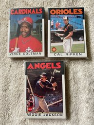 1986 Topps Baseball Bulk Dealer Lots Of 25