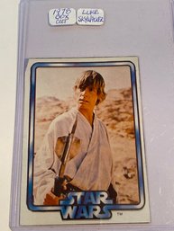 1978 Star Wars Box Cut Luke Skywalker
