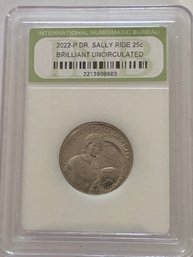 2022 P Dr. Sally Ride Quarter Uncirculated