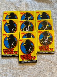 1990 Dick Tracy Wax Pack Lot Of 10