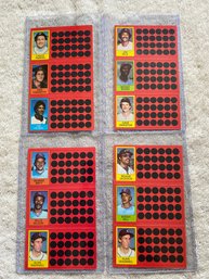 1981 Topps Baseball Scratch Off Lot Of 4. Unscratched!