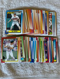 1990 Topps Baseball Card Lot Of 100