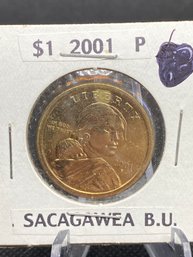 2001 P Sacagawea Dollar Coin BU