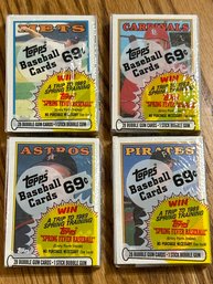 1988 Topps Cello Pack Lot Of 4