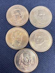 President Dollar Coin Lot Of 5