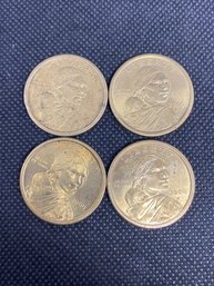 2000 P Sacagawea Dollar Coin Lot Of 4