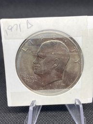 1971 D Eisenhower Ike Dollar Coin