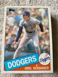 1989 Topps Baseball Orel Hershiser Bulk Dealer Lot Of 39