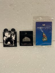 Vintage Disney / Sea World Pins