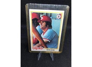1978 Topps Pete Rose Card