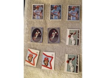 Ozzie Smith Baseball Card Lot Of 9